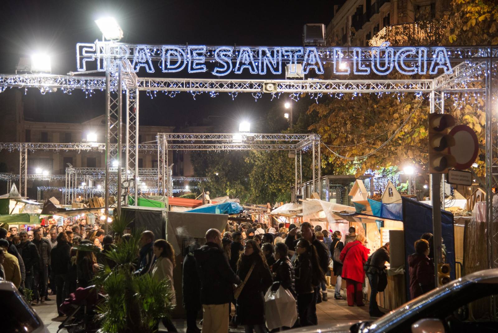 Fira de Santa Llucia - Barcelonas größter Weihnachtsmarkt © Fira de Santa Llucia